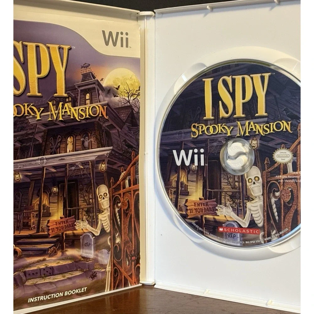 I Spy Spooky Mansion (Wii, 2010) CIB Tested - Picture 4 of 4